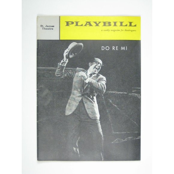 Playbill Do Re Mi St James Theatre 1961 Phil Silvers David Burns Nancy Walker - Picture 1 of 6